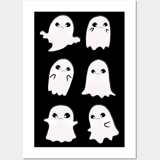 Cute Little Ghosts Posters and Art